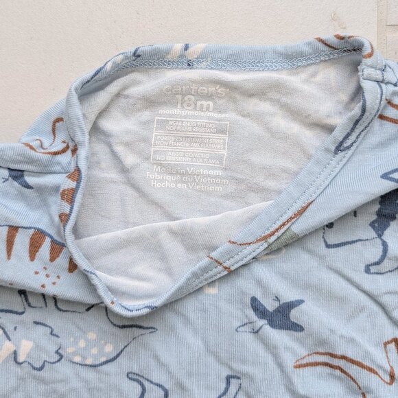(4/$20) Carter's - Baby 2-Piece Dinosaur PurelySoft Pyjamas - Picture 6 of 8